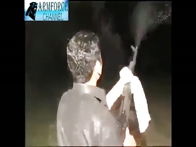 Firing thousand fires with A-K 47 