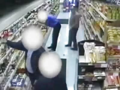 BIZARRE: Tesco Bum Sniffer Caught On CCTV What a Creepo!