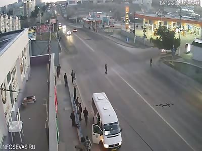 How not to cross the road