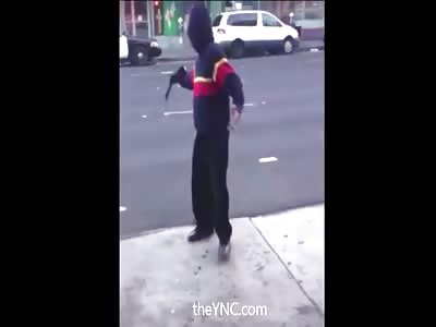 Crackhead being a Shithead