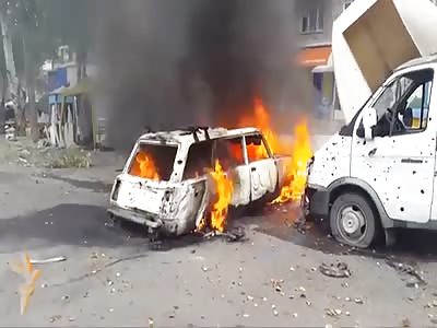 Ukrainian Shelling Aftermath