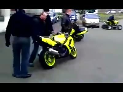 60 Second Run On A Stunt FireBlade 