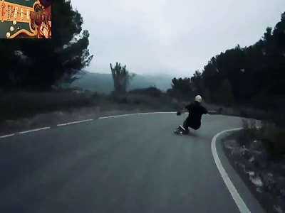 DOWNHILL SKATER ACCIDENT