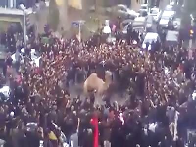 Beheading by the butcher camel 