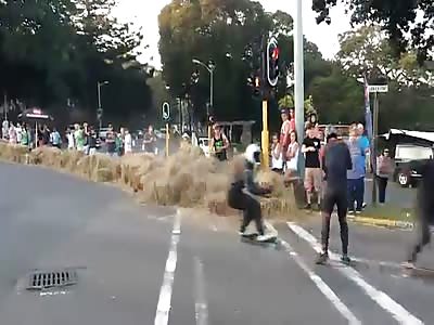 skater crashes
