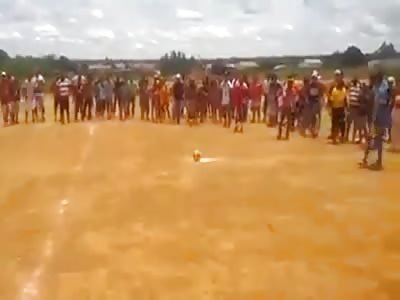 *Brazil Soccer World Cup* Referee sucker-punched after other team lost penalty kick