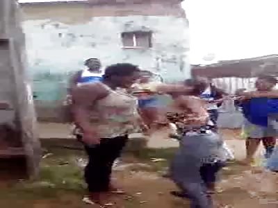 Brazillian blacks fight