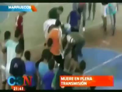 TV PRESENTER DIES IN THE MIDDLE OF TRANSMISSION