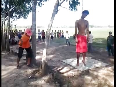 MAN HANGED IN TREE