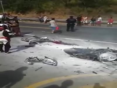 RIDER DIES IN ACCIDENT