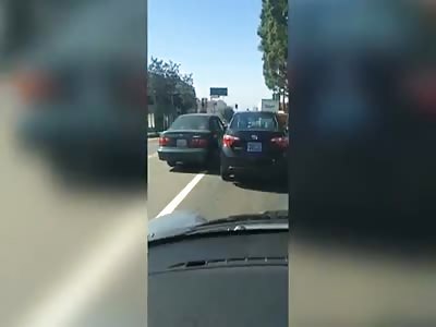 Man Almost Loses His Head In Road Rage Street Fight!