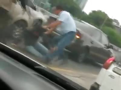 They collided and cling to blows