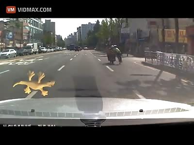 This Korean cop takes his job very seriously!